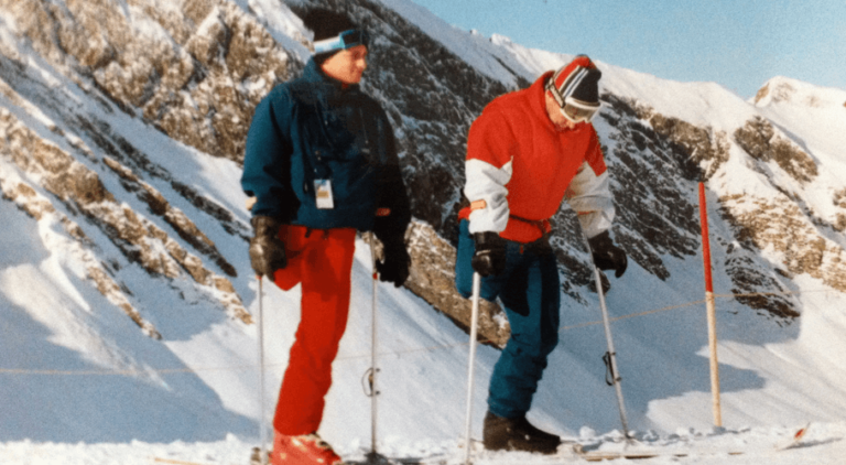 Thomas Frey und sein Mentor Erwin Keth